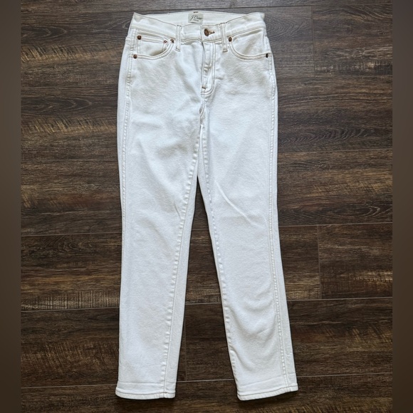 J CREW White Denim Jeans 24 - Picture 2 of 5